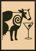 Poster in black frame