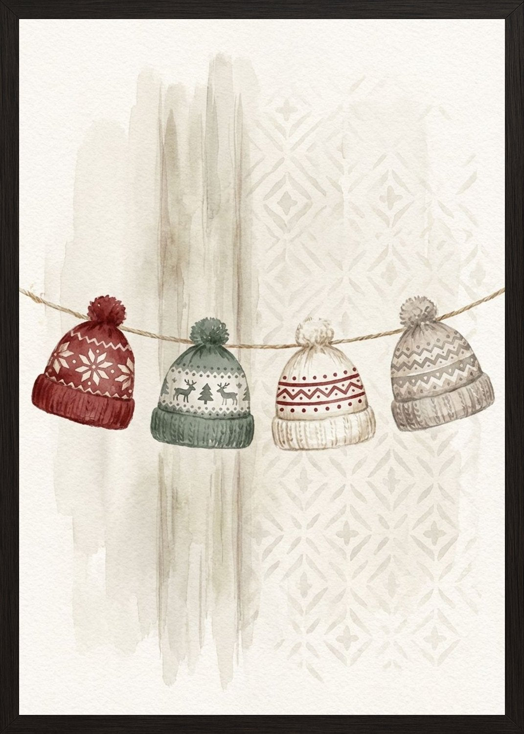 Poster in black frame