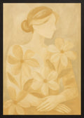 Poster in black frame