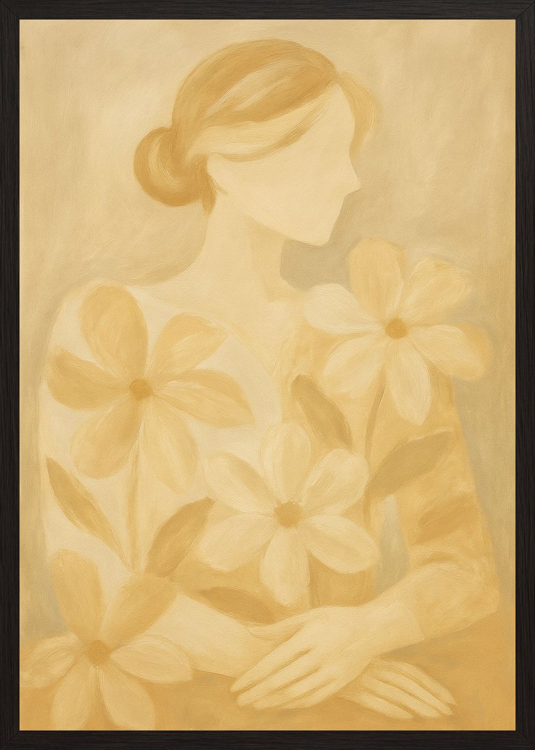 Poster in black frame