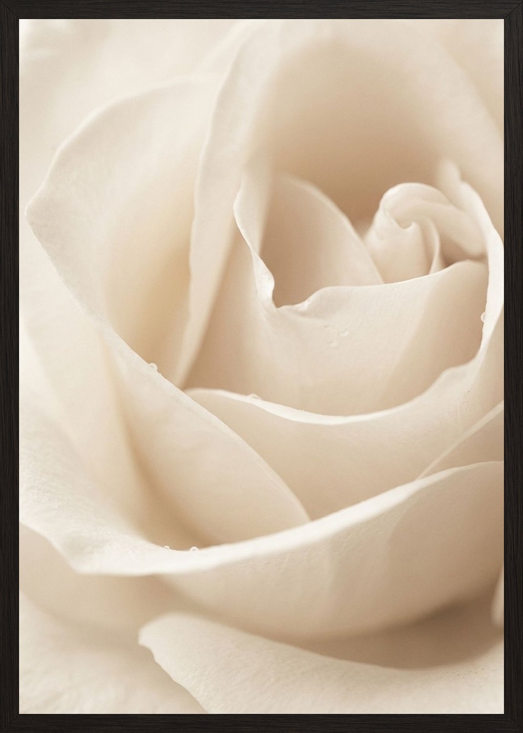 Poster in black frame