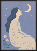 Poster in black frame