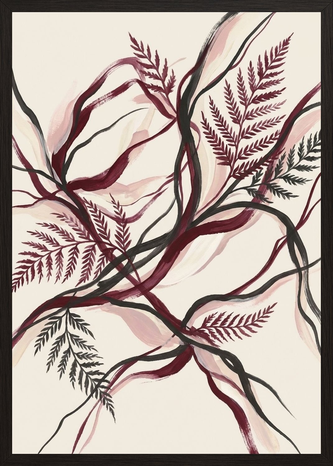 Poster in black frame