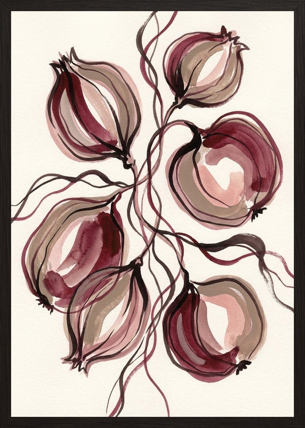 Poster in black frame