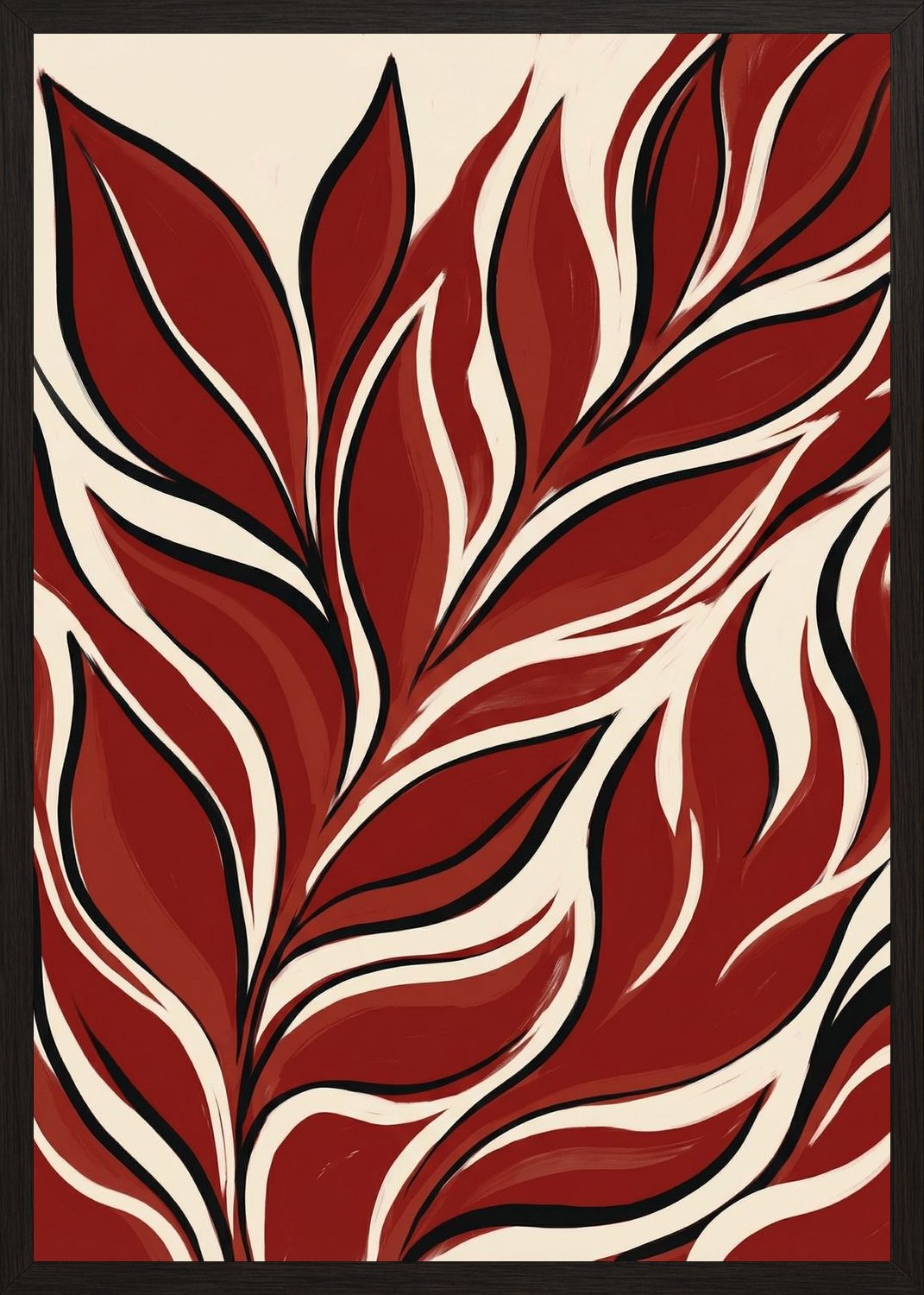 Poster in oak frame