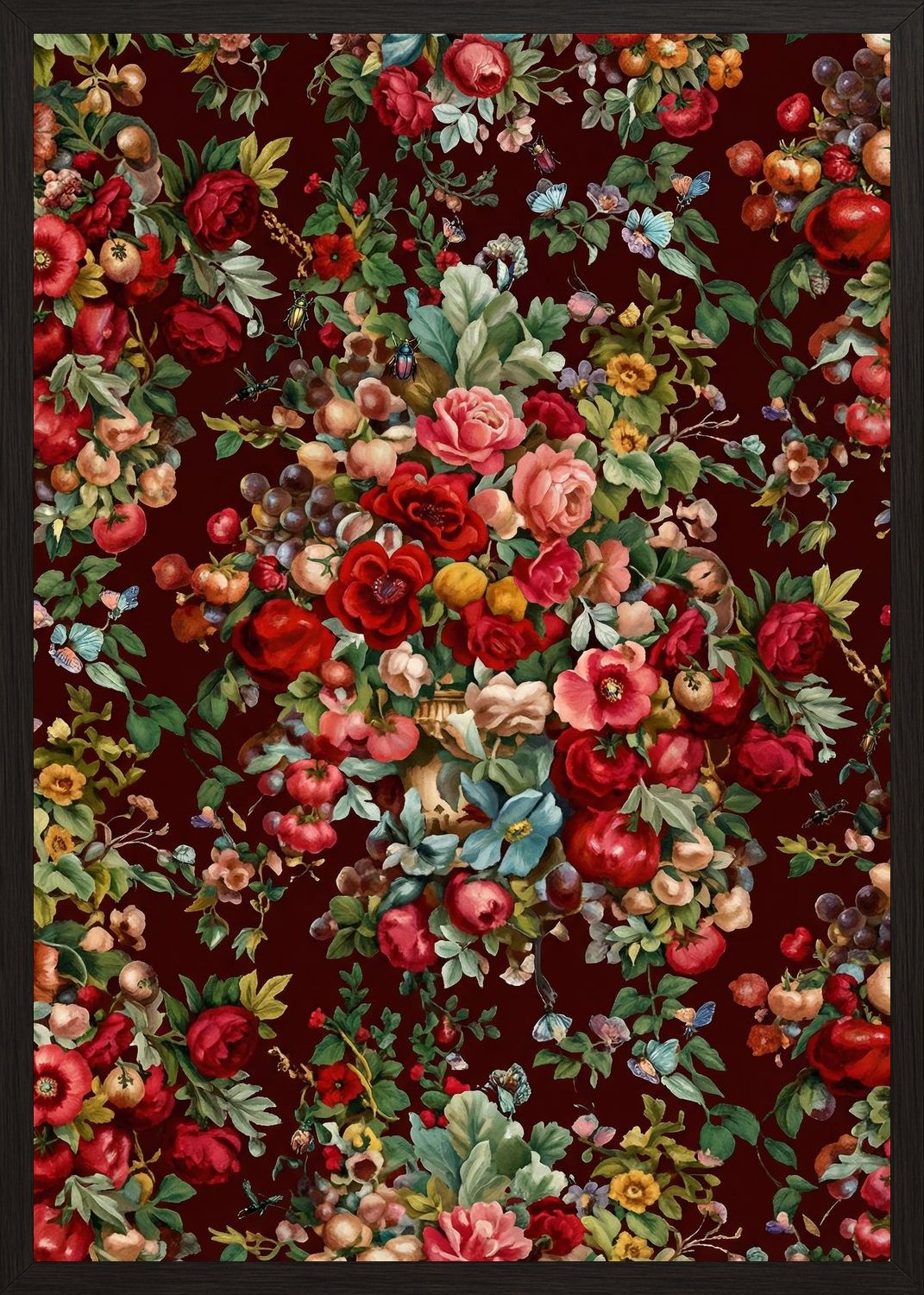 Poster in black frame