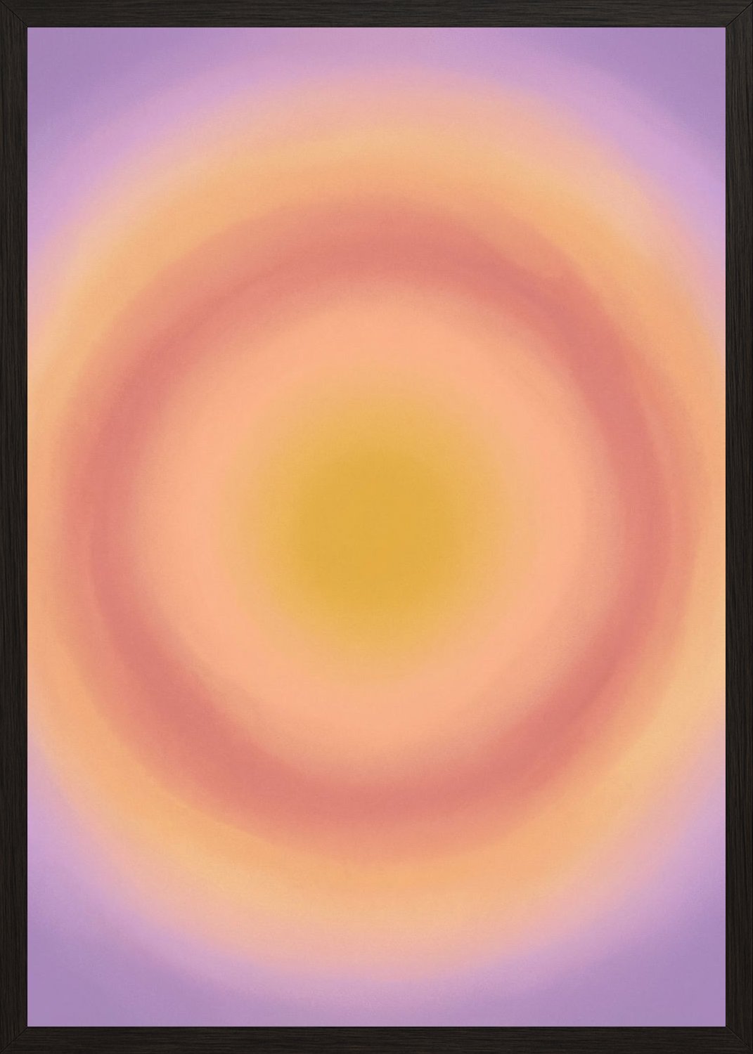 Poster in black frame