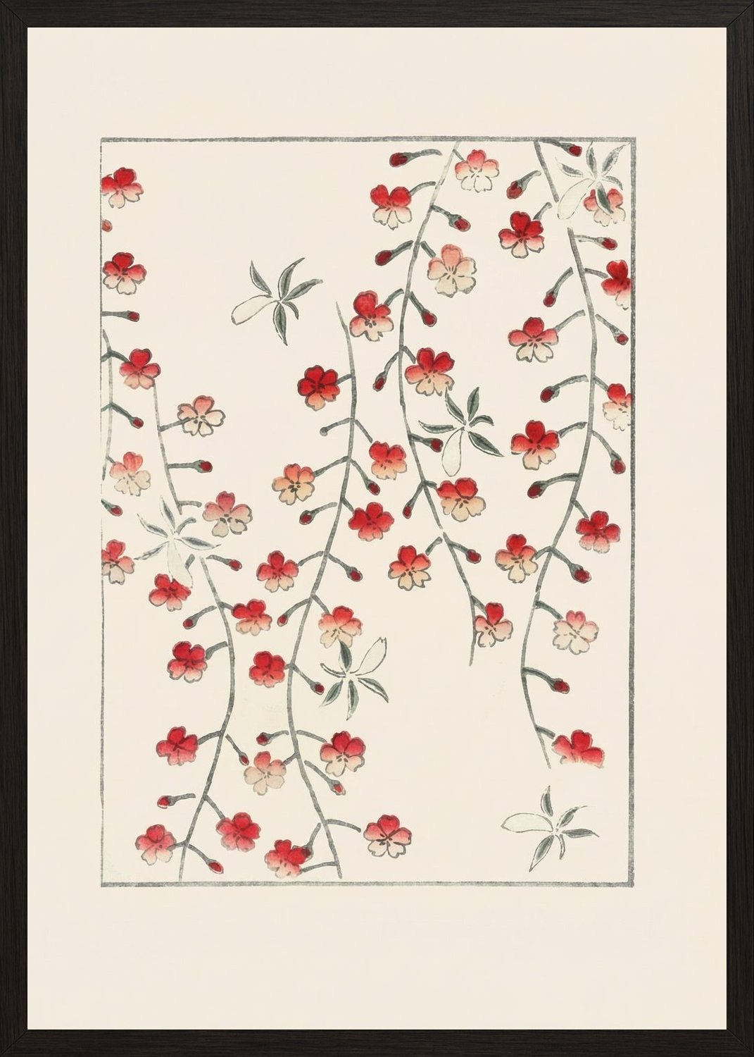 Poster in black frame