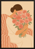 Poster in black frame