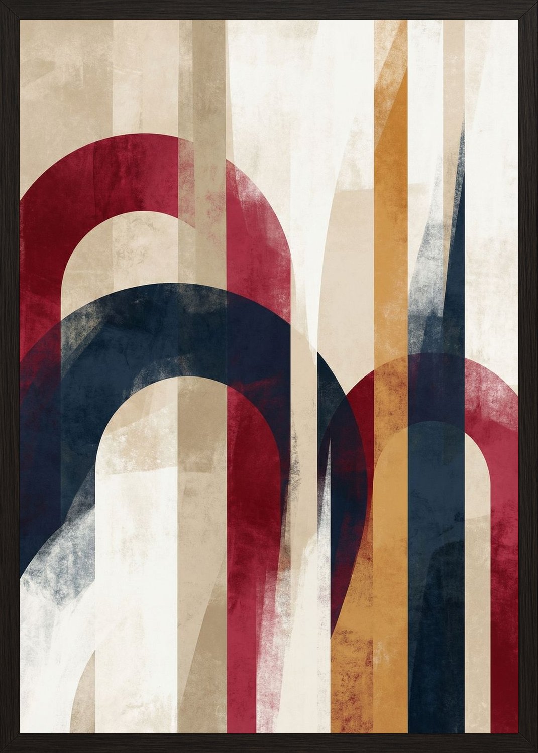 Poster in black frame