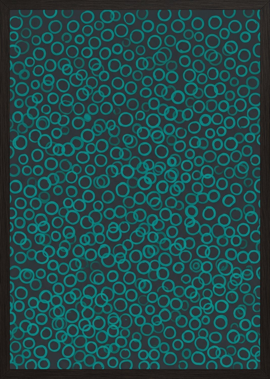 Poster in black frame