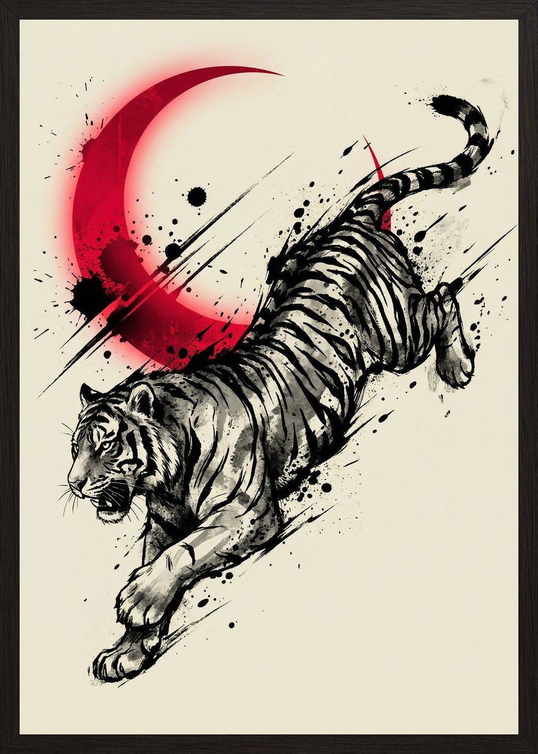 Poster in black frame