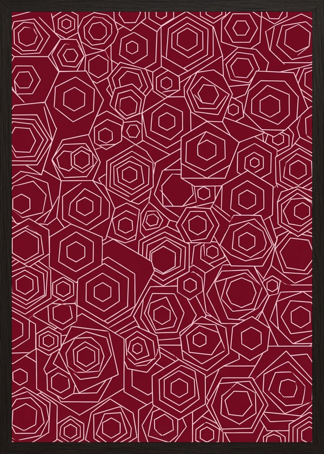 Poster in black frame