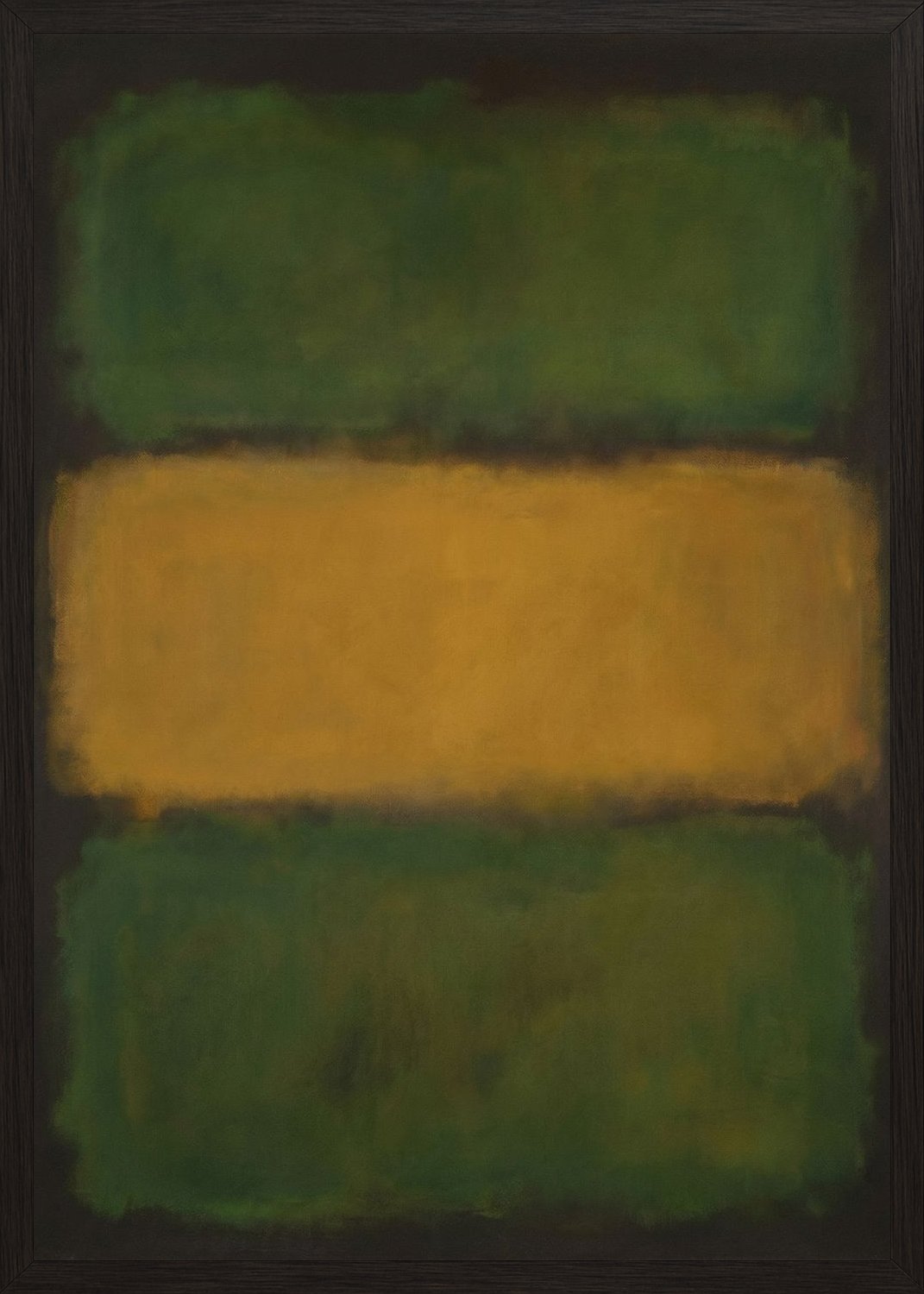 Poster in black frame