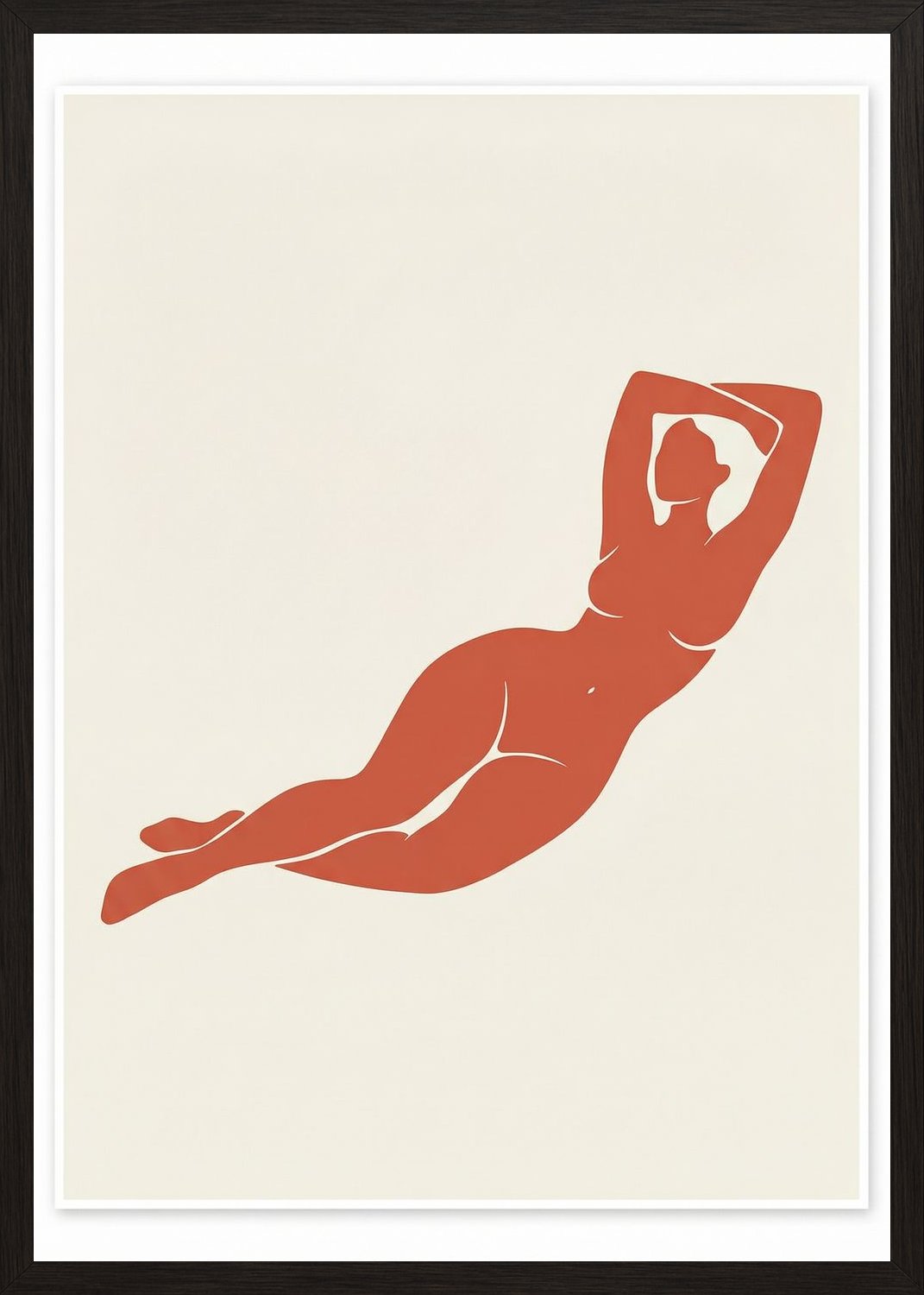 Poster in black frame