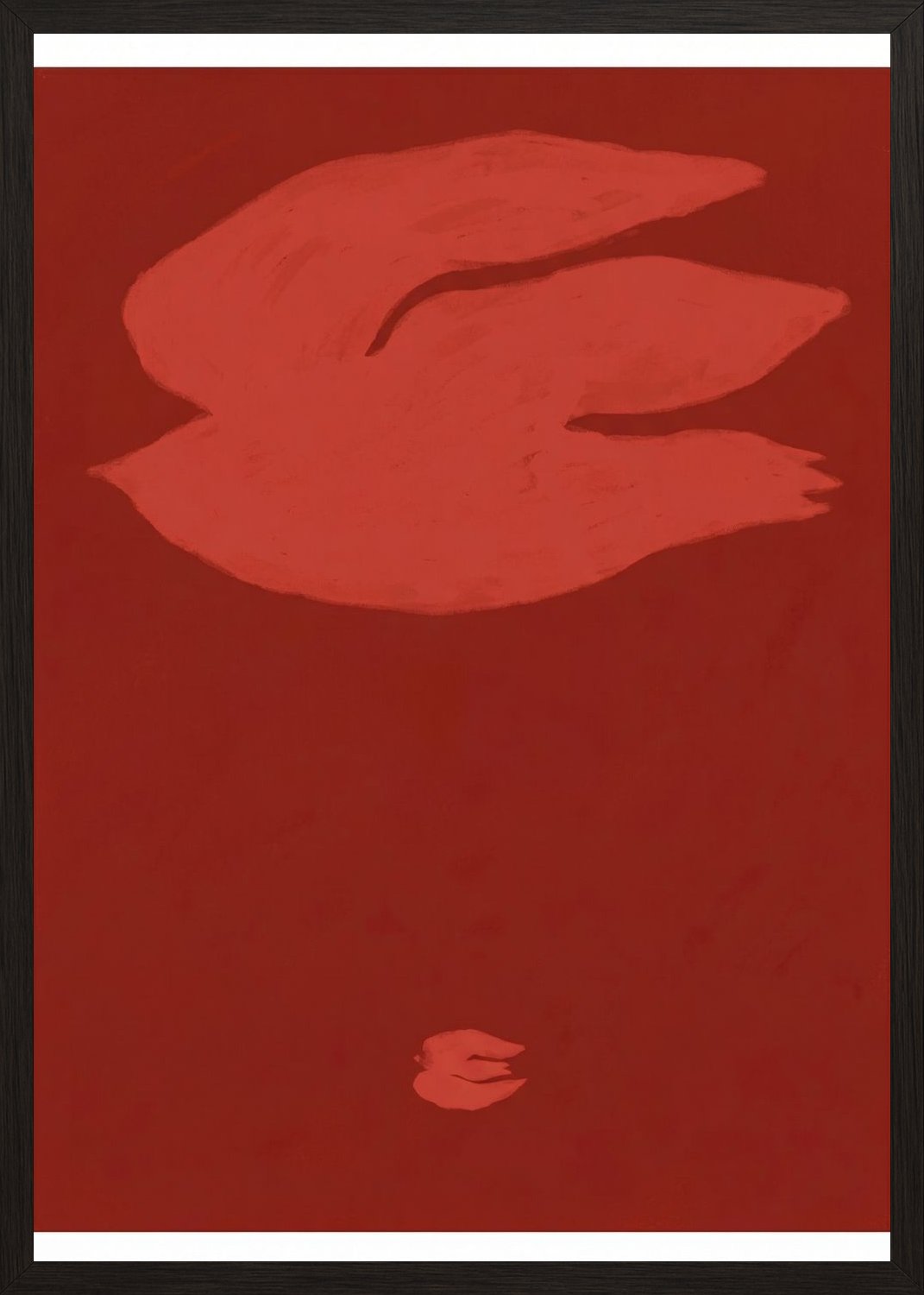 Poster in oak frame