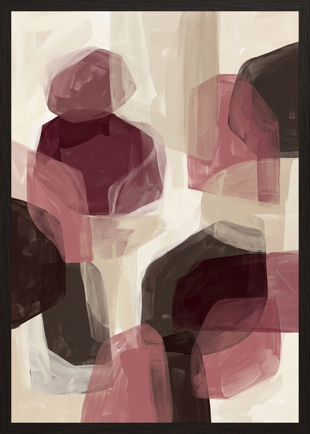Poster in black frame