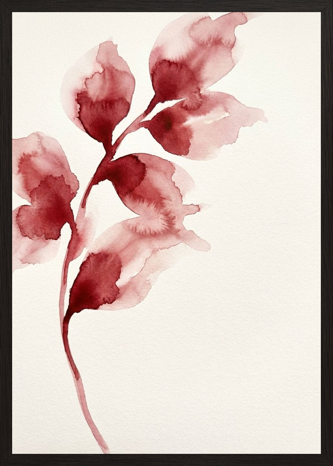 Poster in black frame