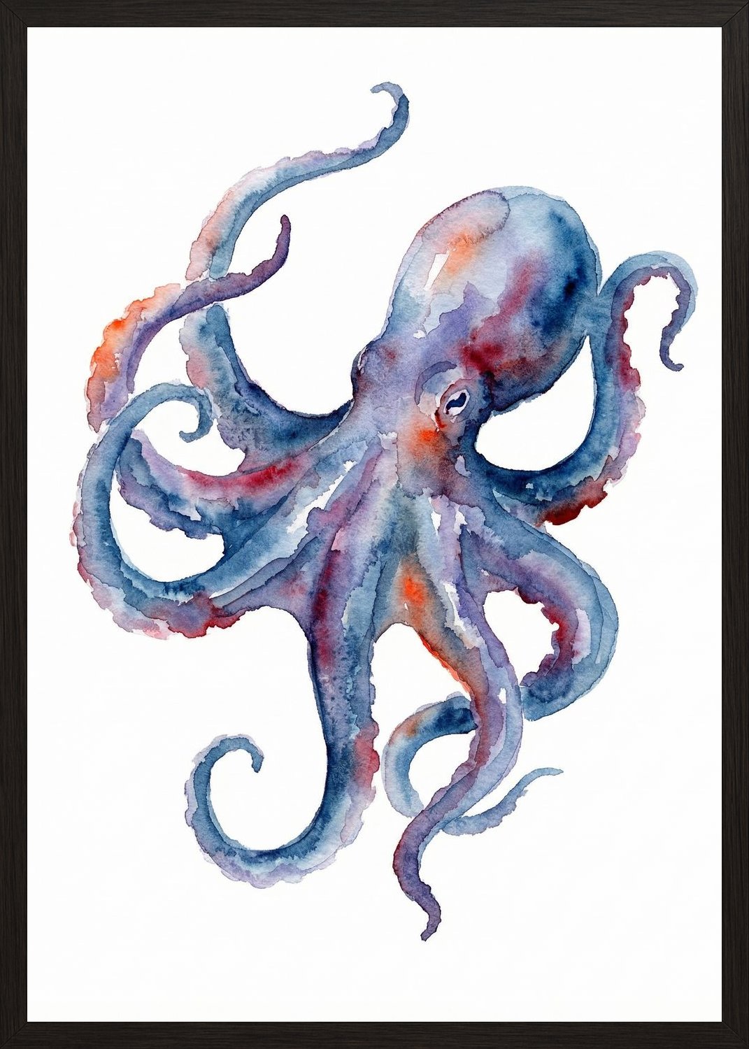 Poster in black frame