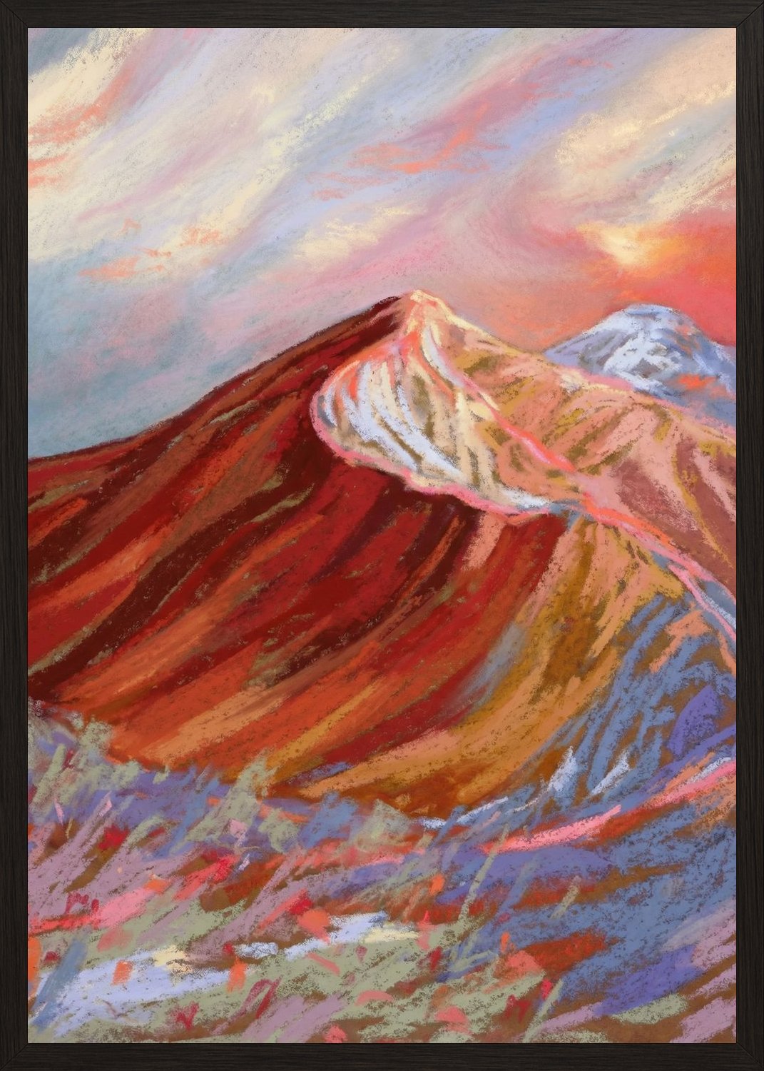 Poster in black frame