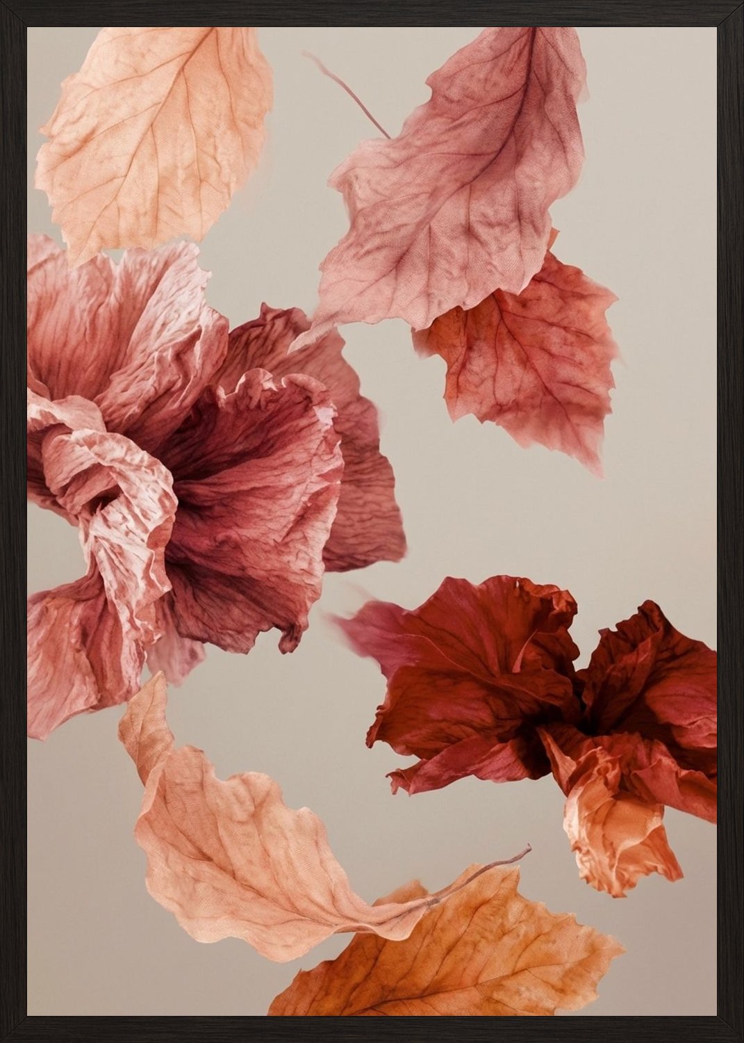 Poster in black frame