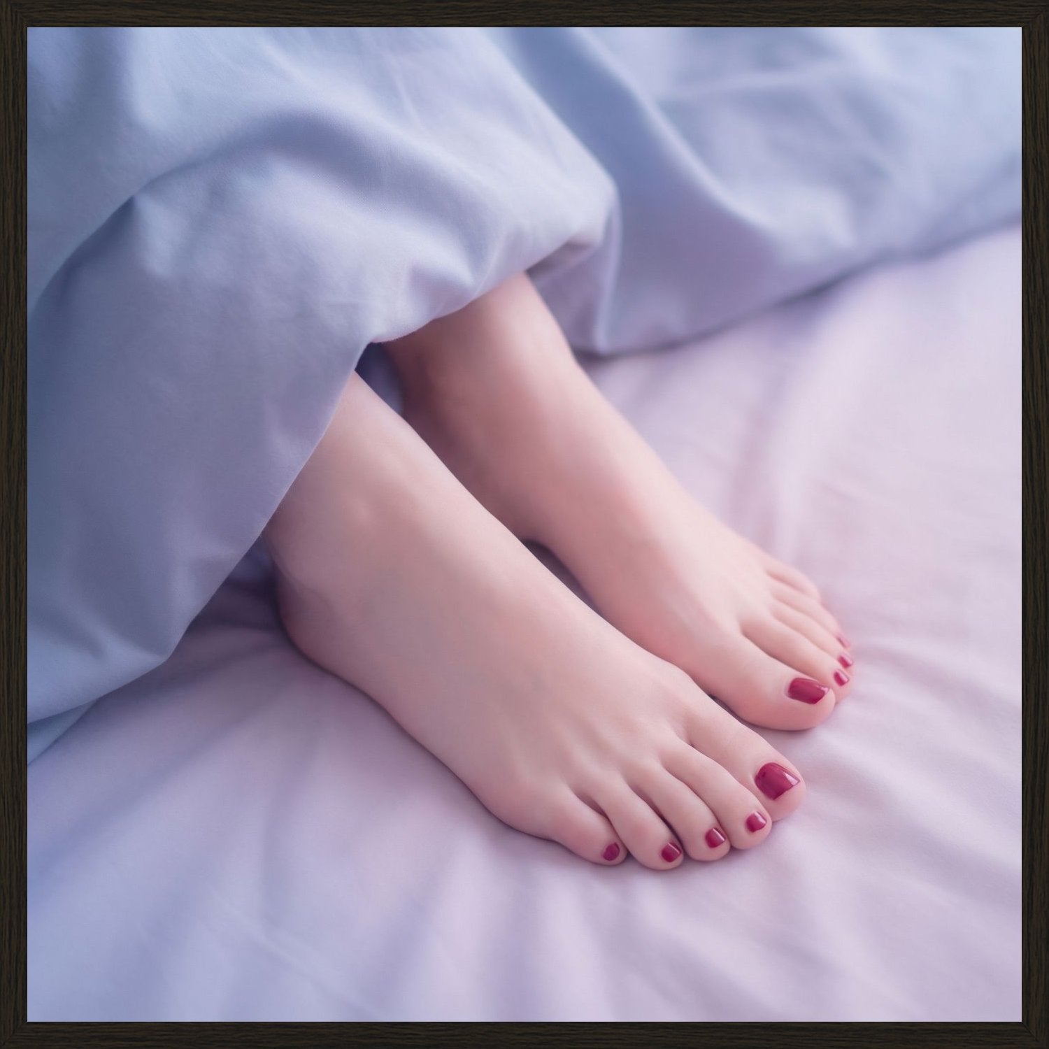 Poster in black frame