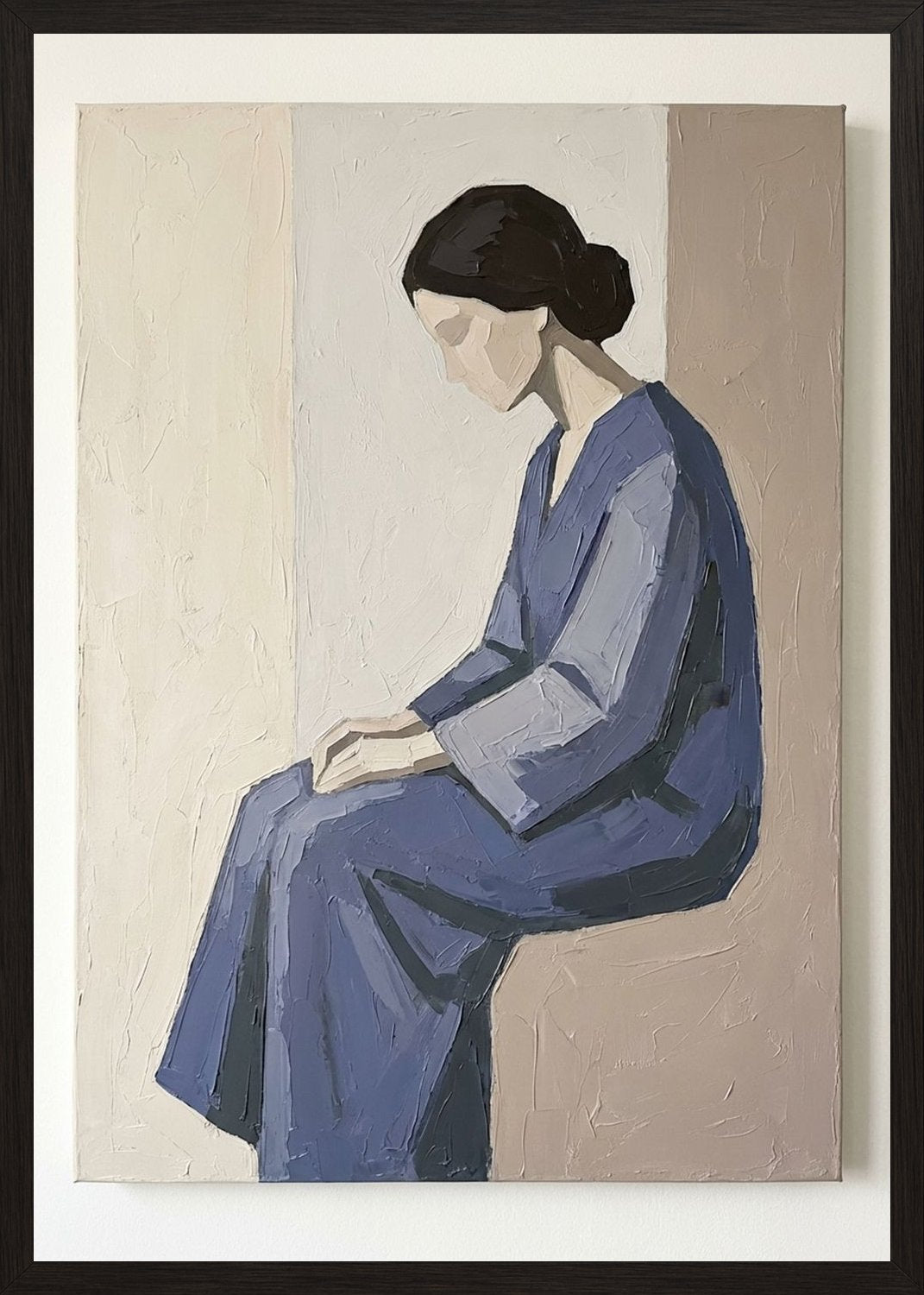 Poster in black frame