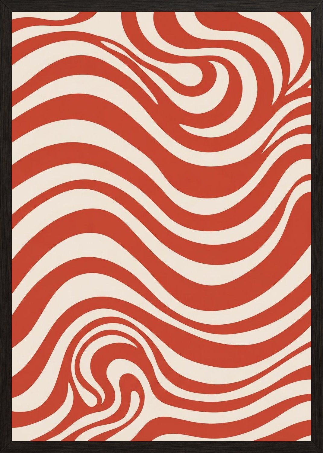 Poster in oak frame