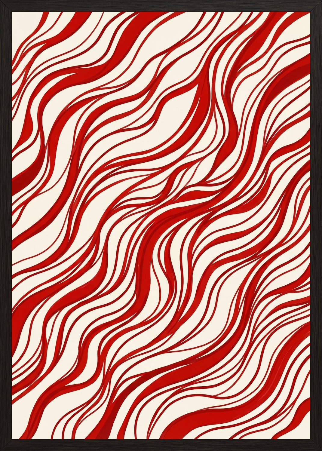 Poster in black frame