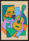Poster in oak frame
