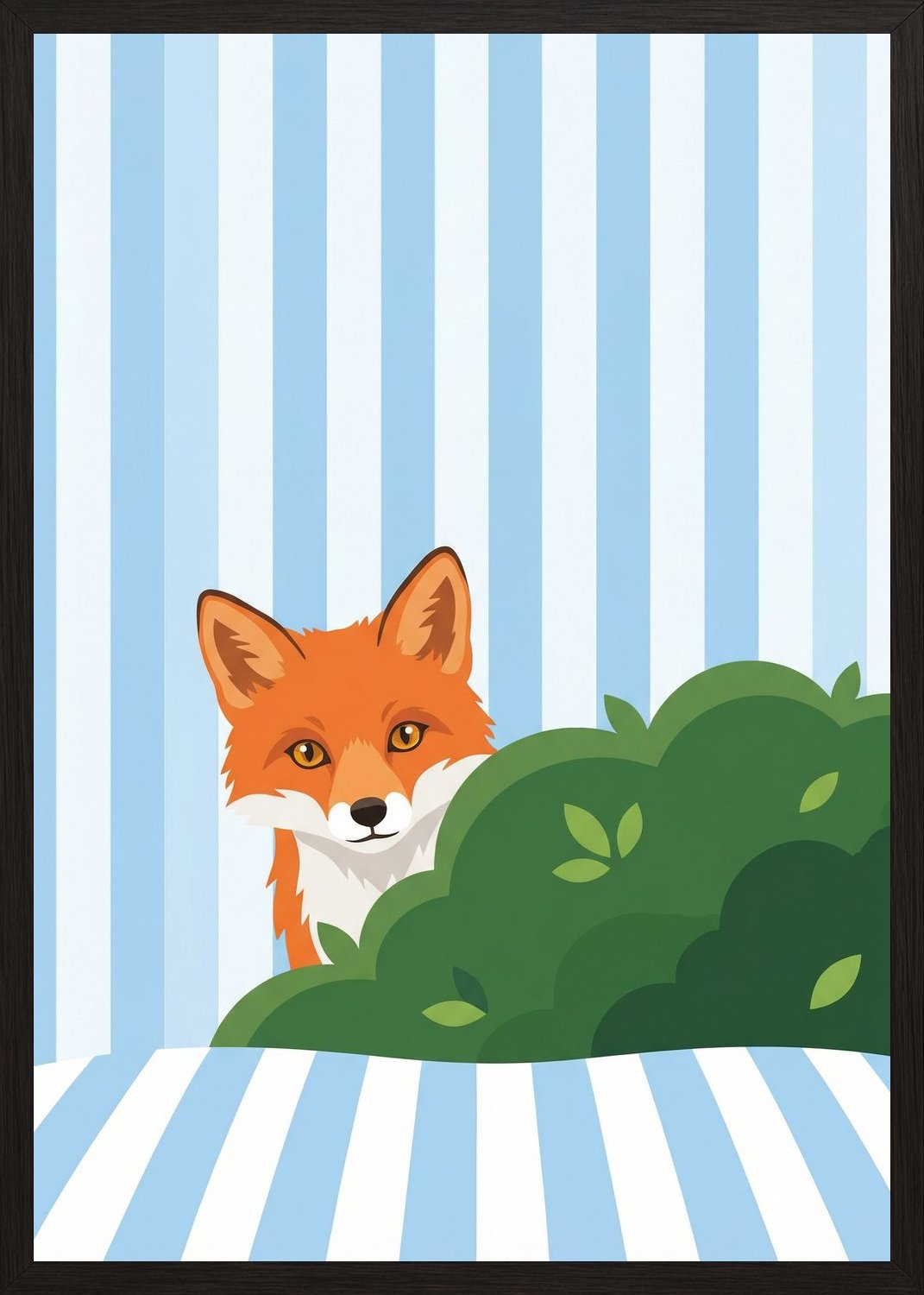 Poster in black frame