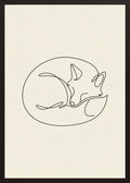 Poster in black frame
