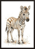 Poster in oak frame