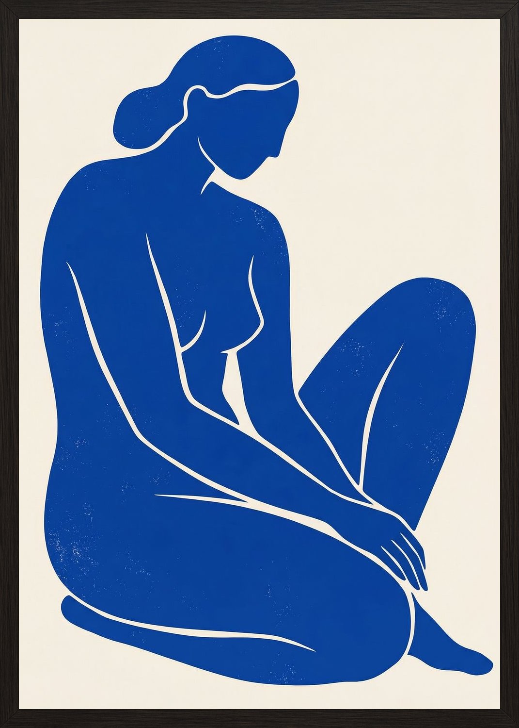 Poster in black frame