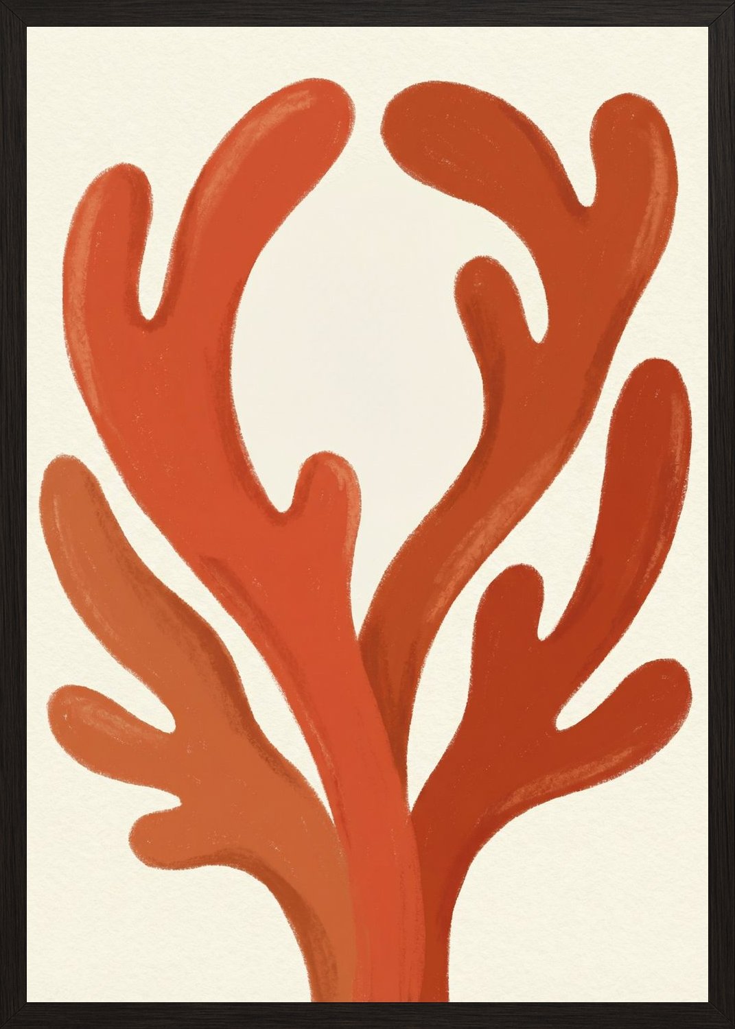 Poster in black frame