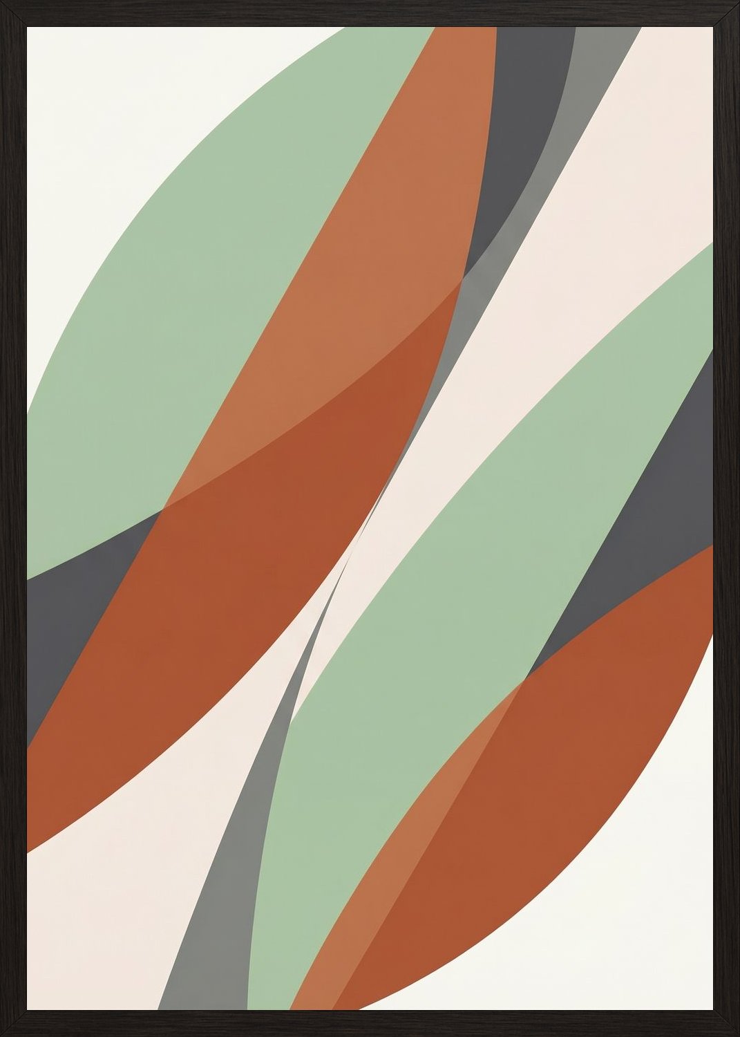 Poster in black frame