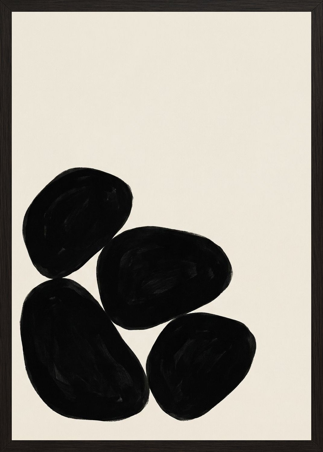 Poster in black frame