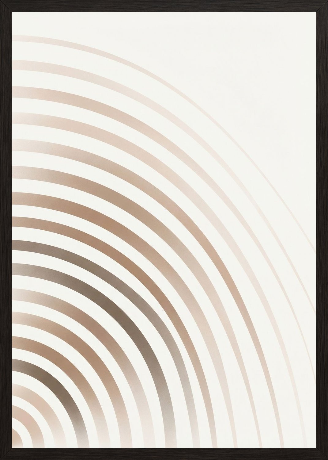 Poster in black frame