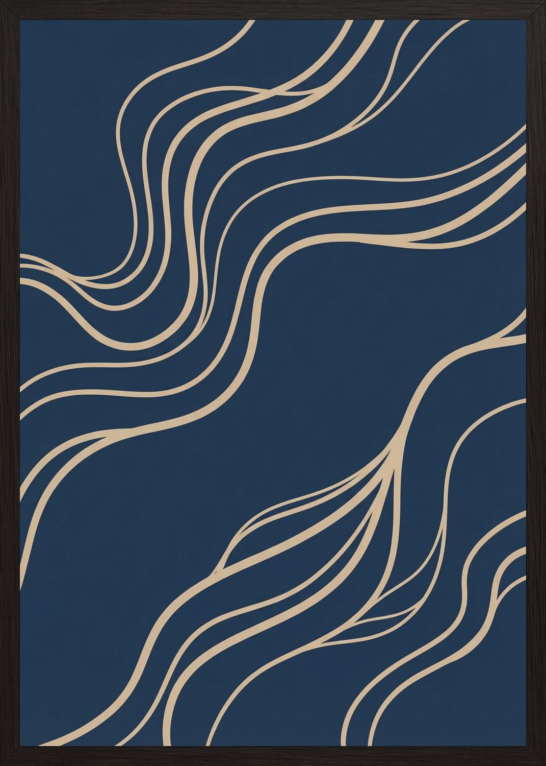 Poster in oak frame