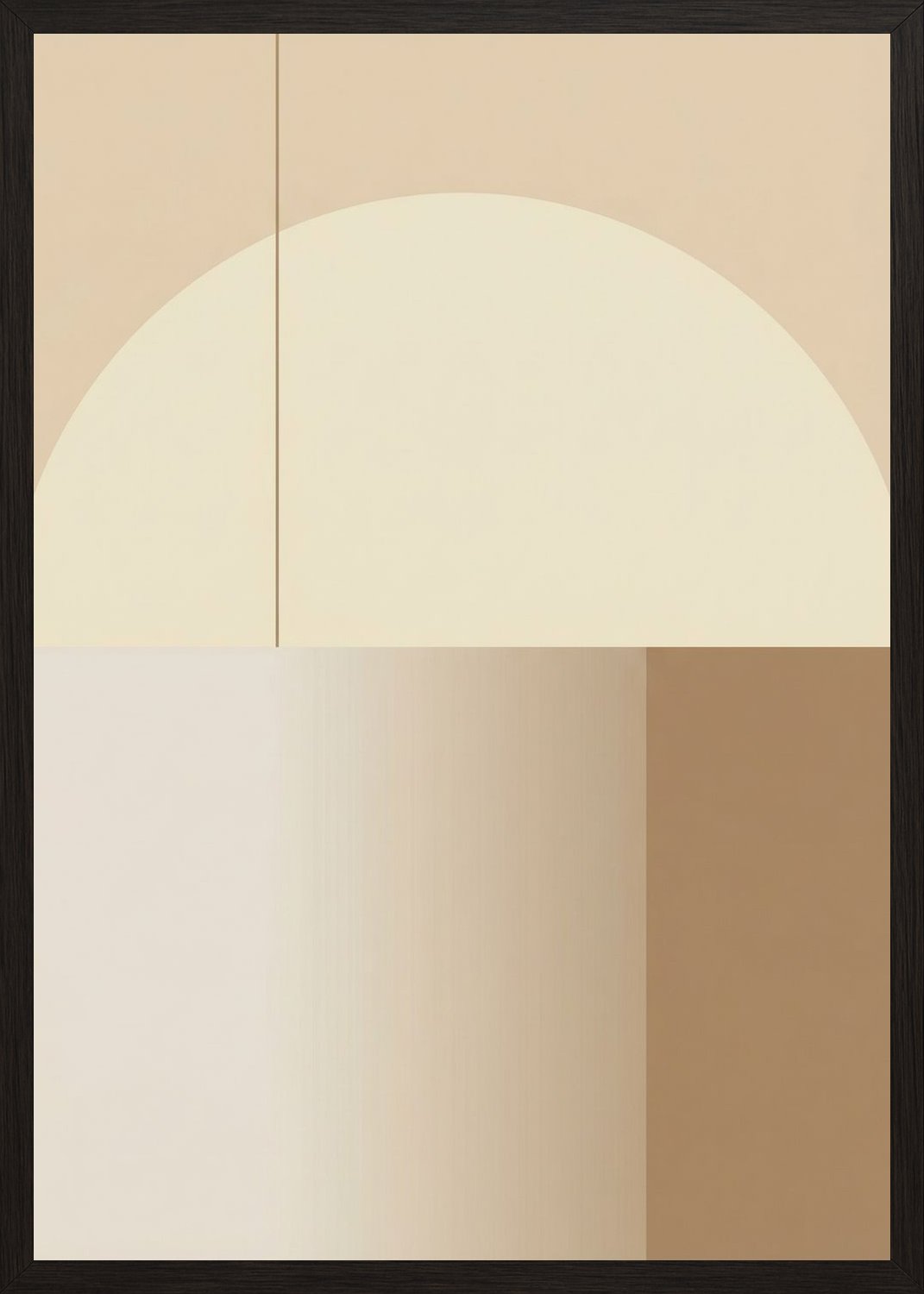 Poster in black frame