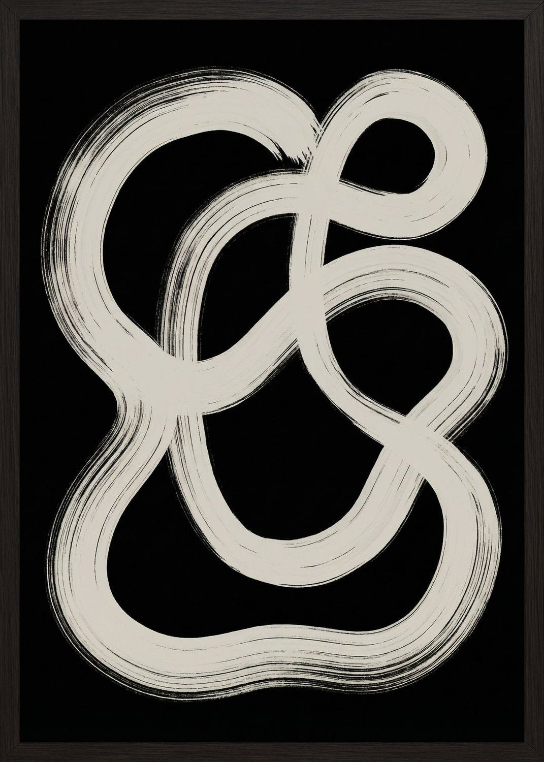 Poster in black frame