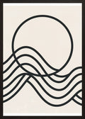 Poster in oak frame