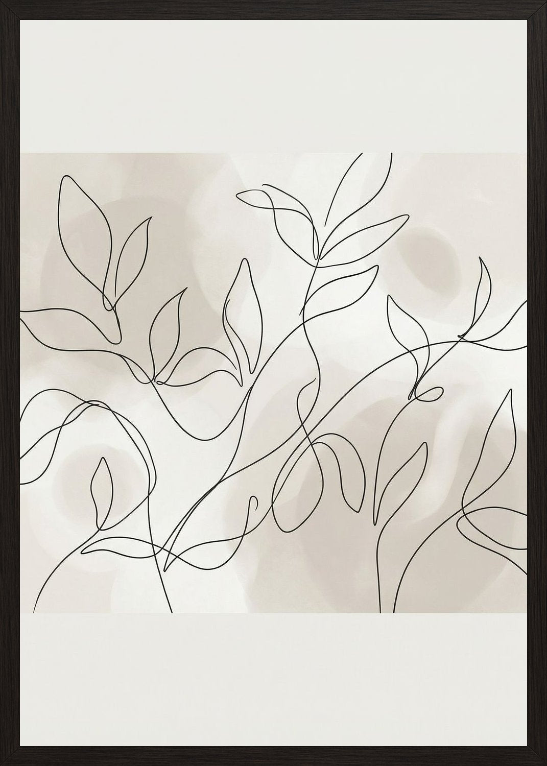 Poster in black frame