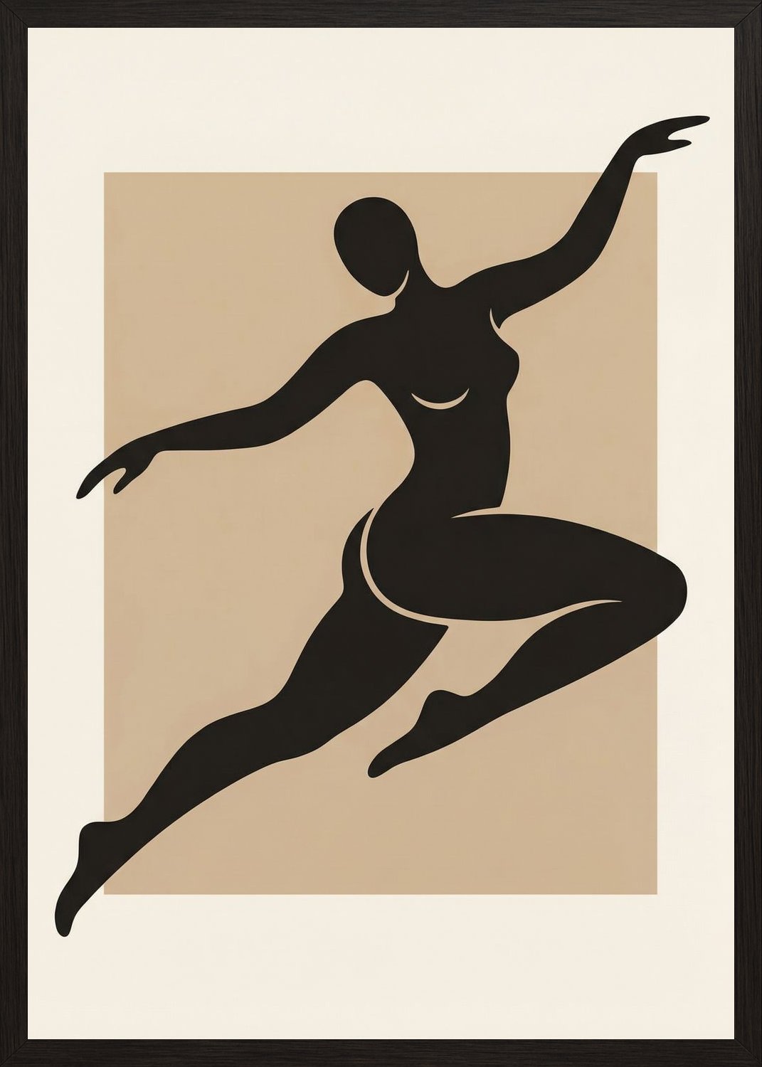 Poster in oak frame
