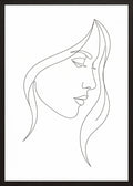 Poster in black frame