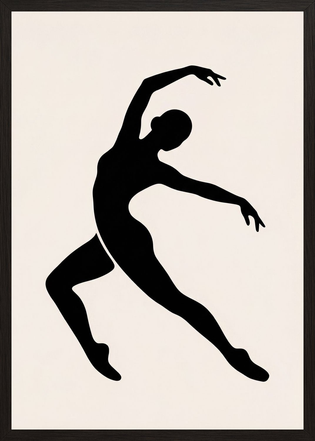Poster in oak frame