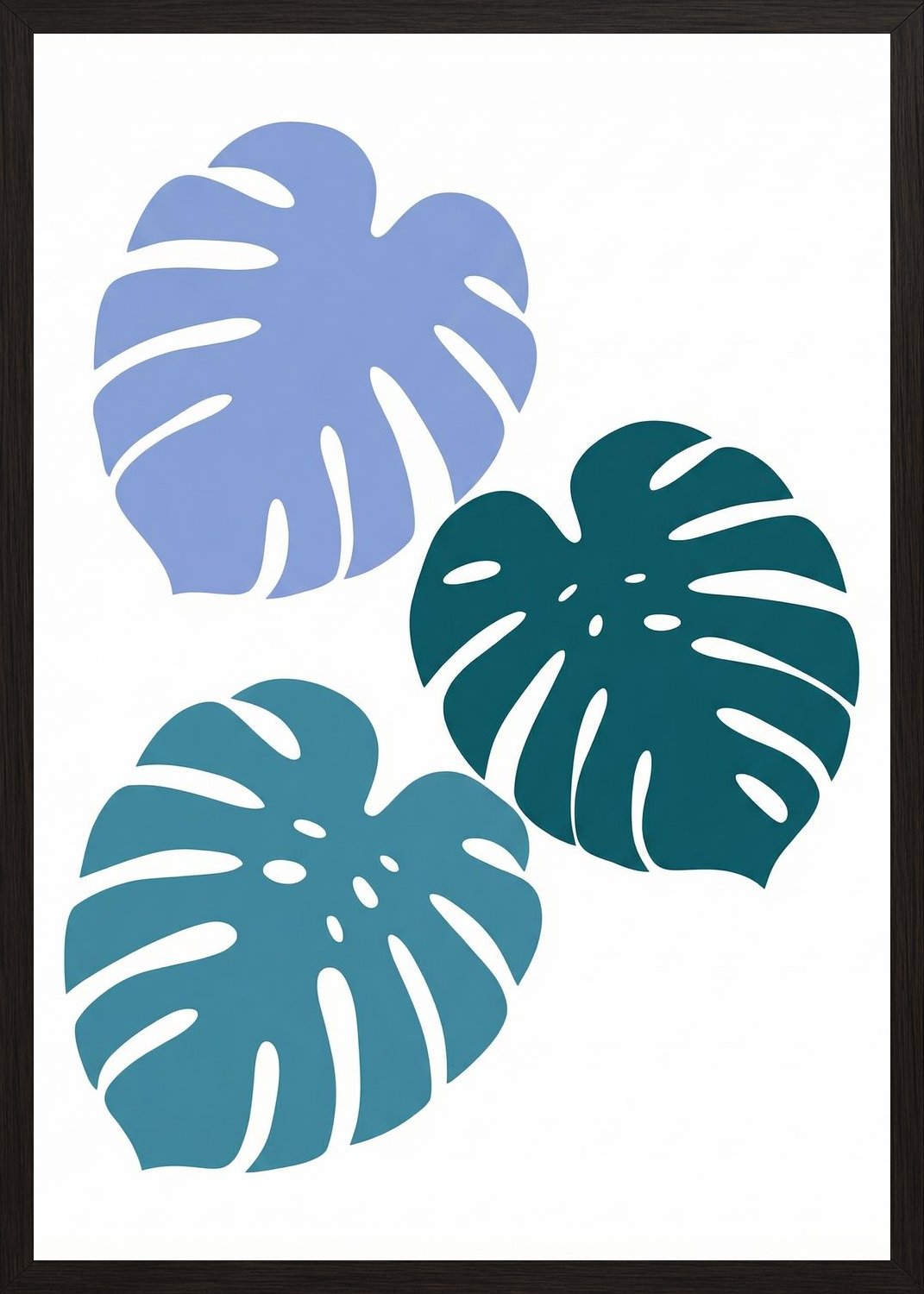 Poster in black frame