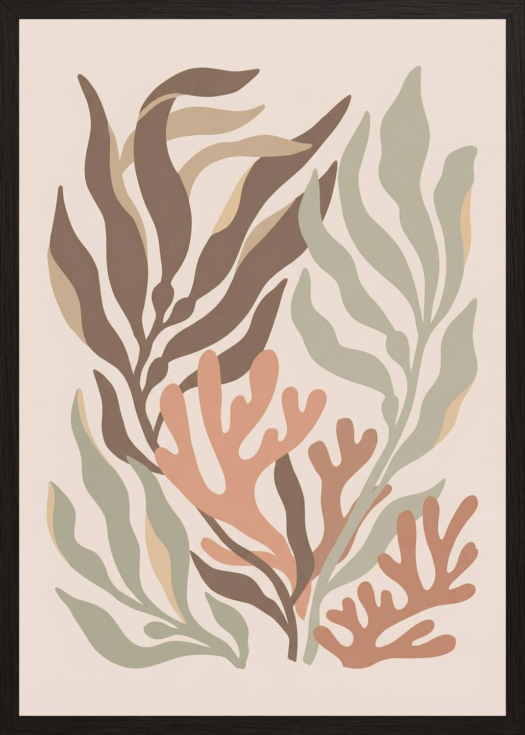 Poster in oak frame