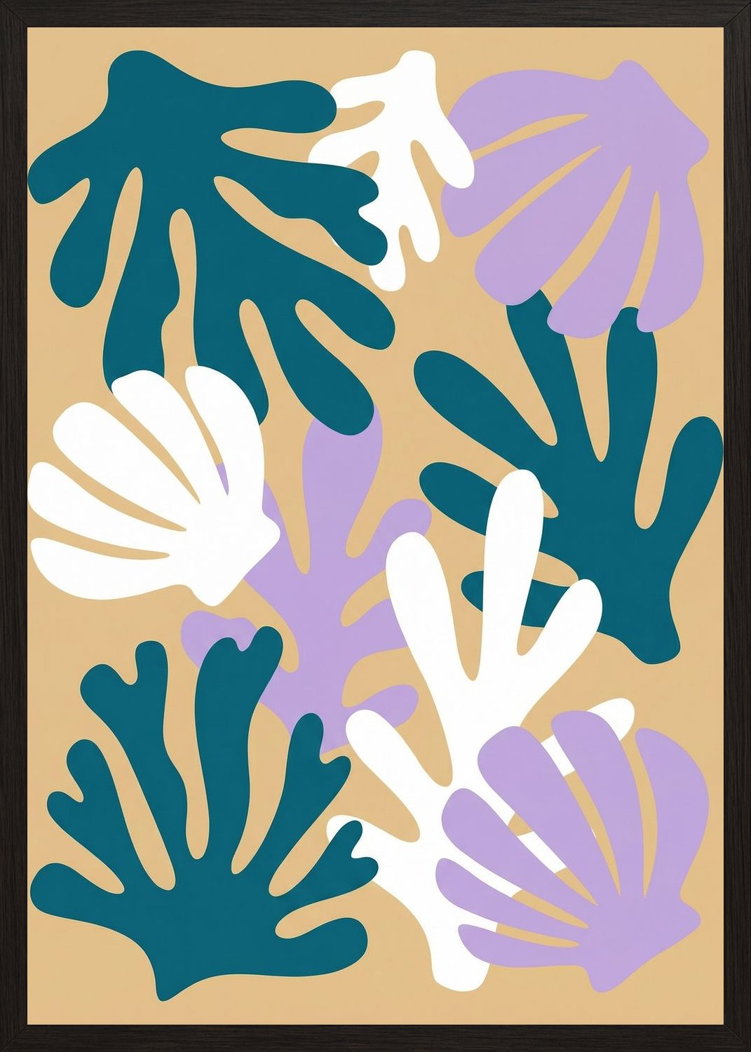 Poster in black frame