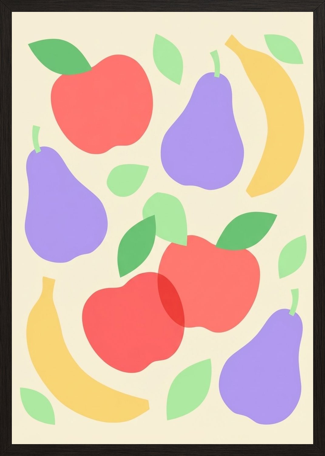 Poster in black frame